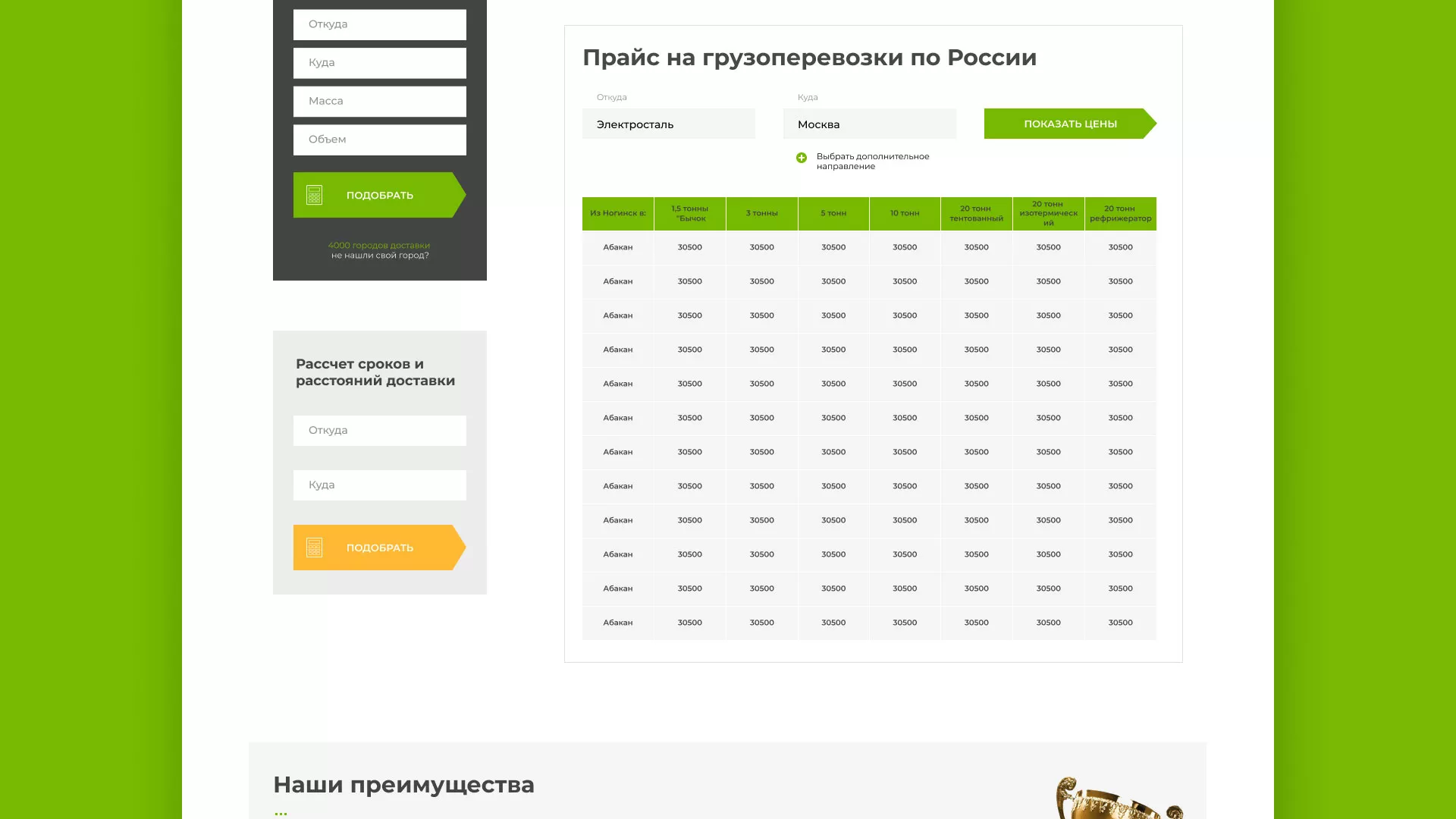Разработка логотипа и сайта компании «Инком-Логистика» в Семилуках