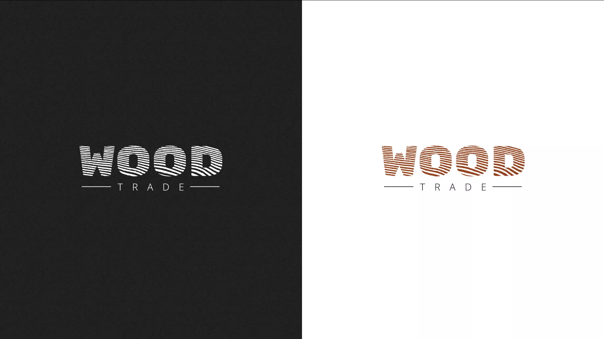 Разработка логотипа для компании «Wood Trade» в Семилуках